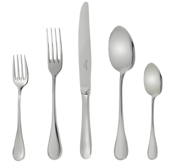Christofle Albi Acier Flatware: 5-Piece Set, Stainless Steel